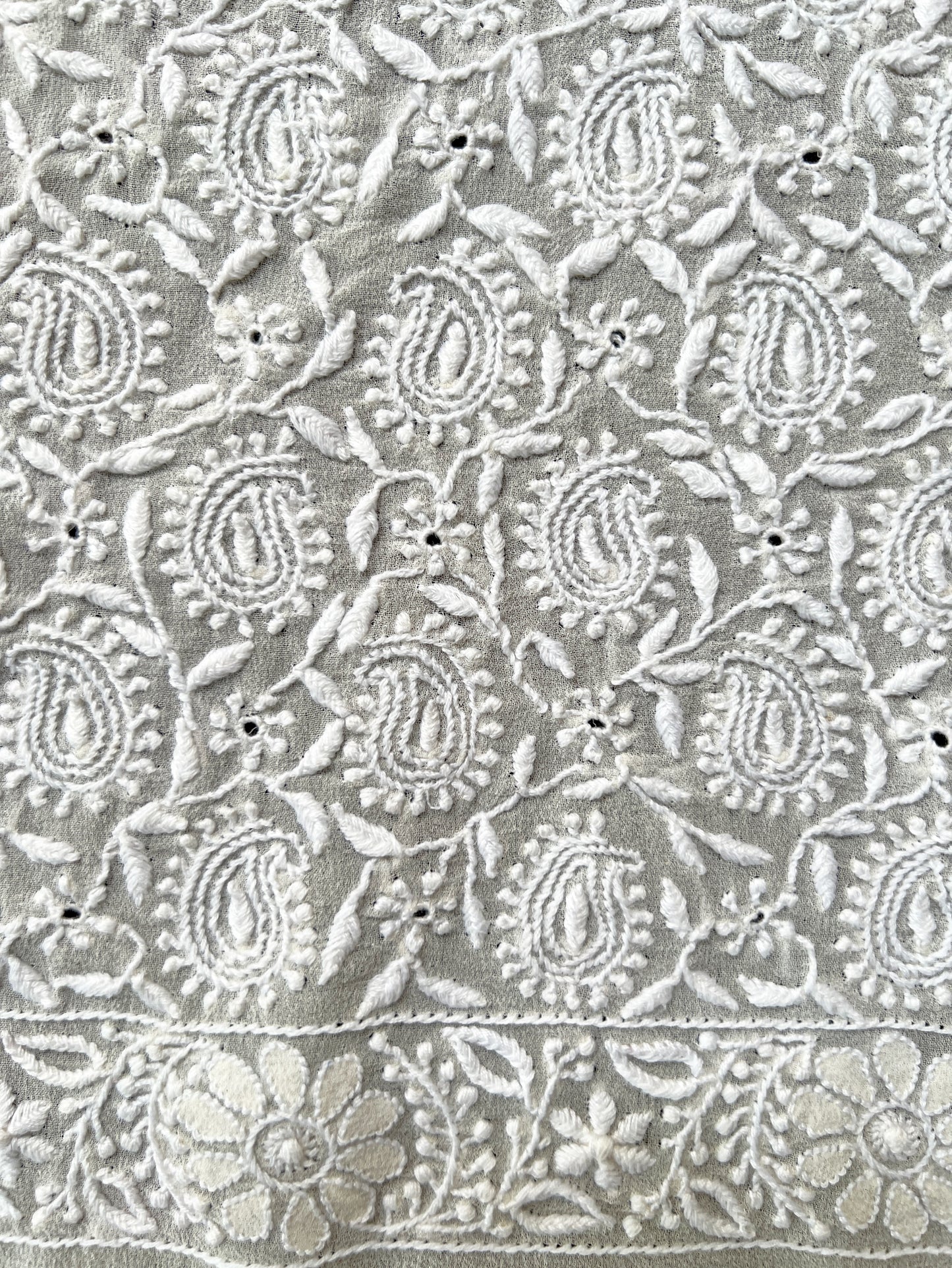 Pure Georgette Blouse with Do Taar Chikankari