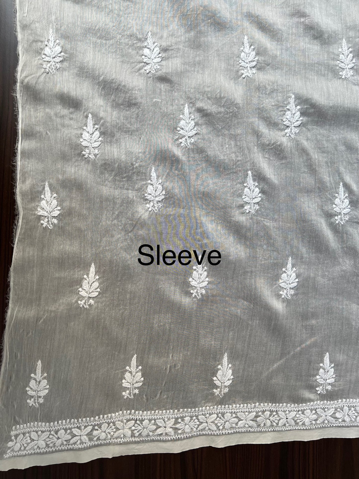 Chanderi Kurti with Chikankari