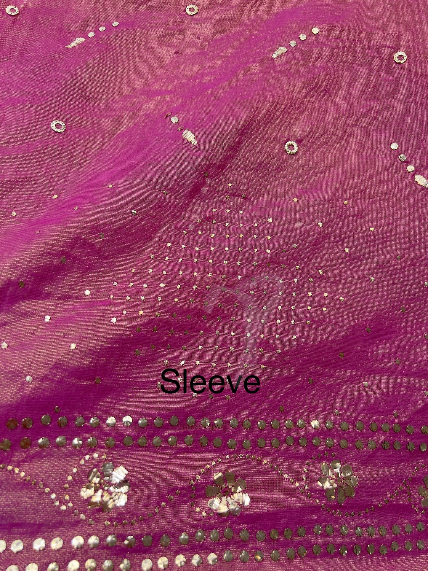 Tissue Chanderi Silk Lehanga with Mukaish