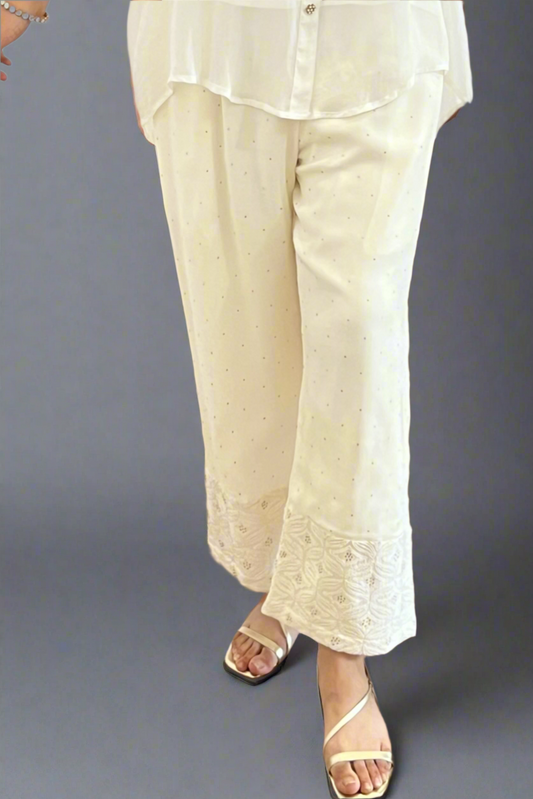 Pants Chikankari & Kamdani