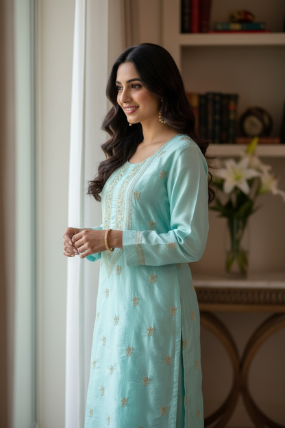 Pure Silk Kurta