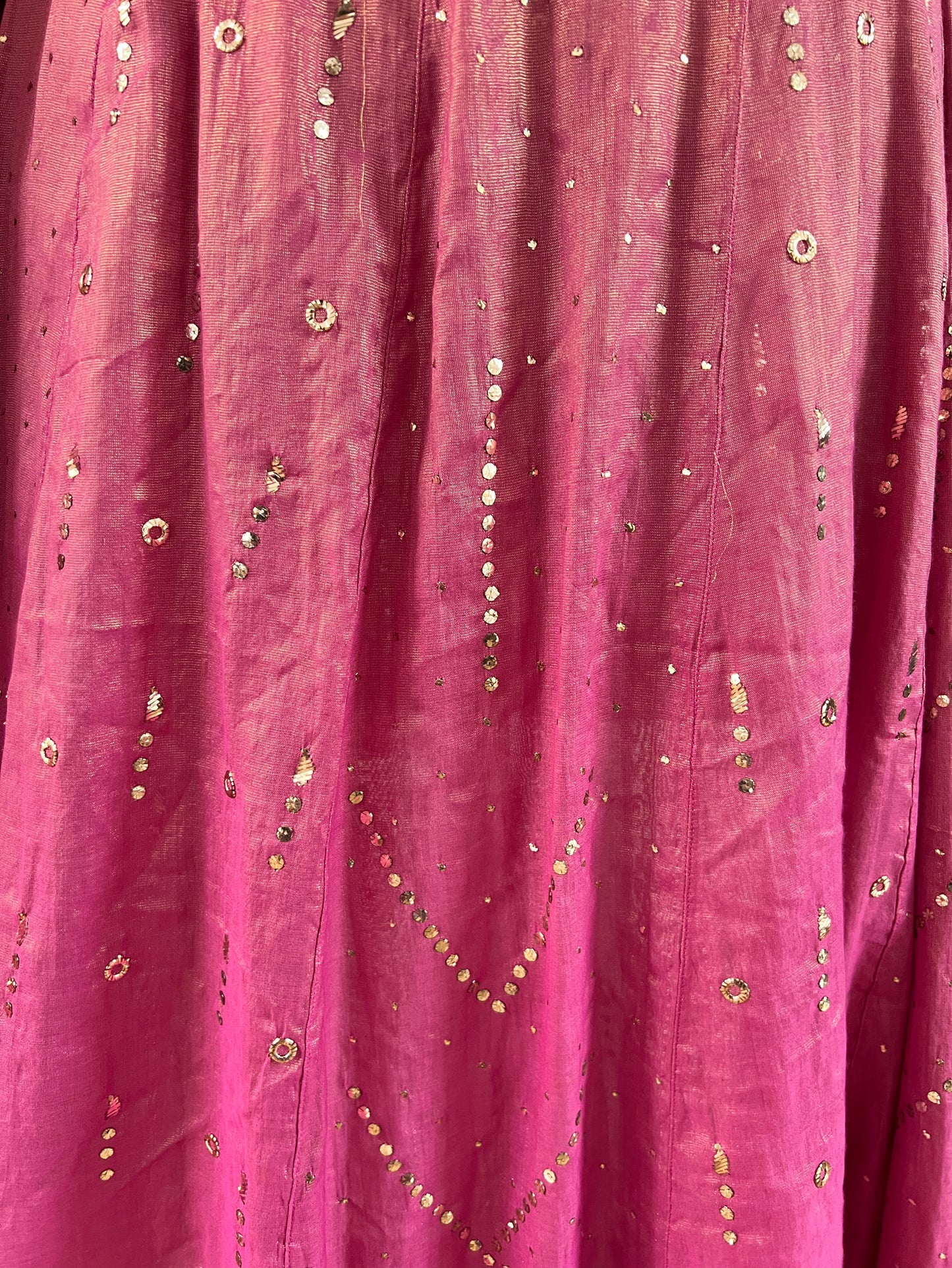 Tissue Chanderi Silk Lehanga with Mukaish