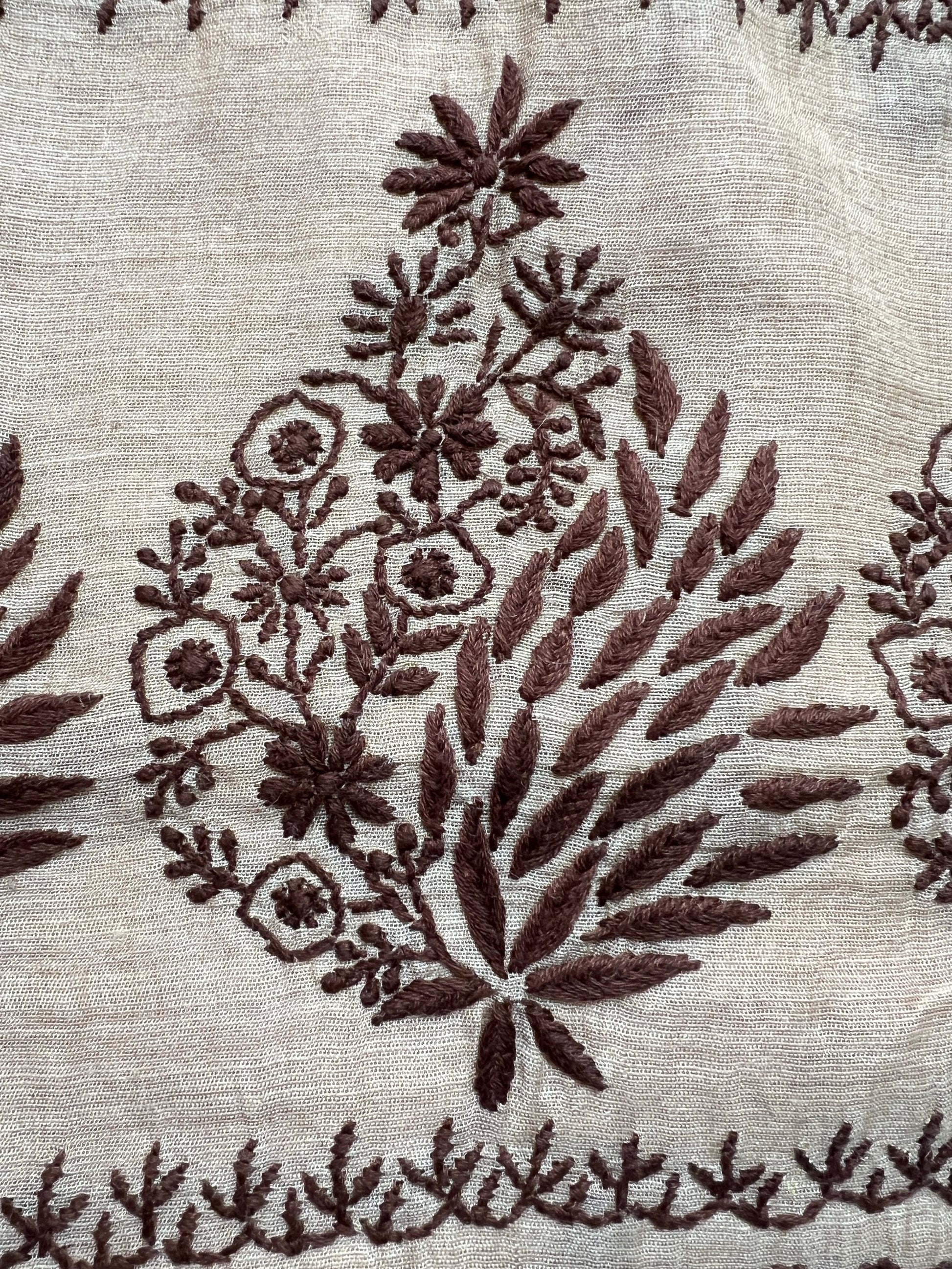 Close up Tissue Chanderi Silk with Chikankari