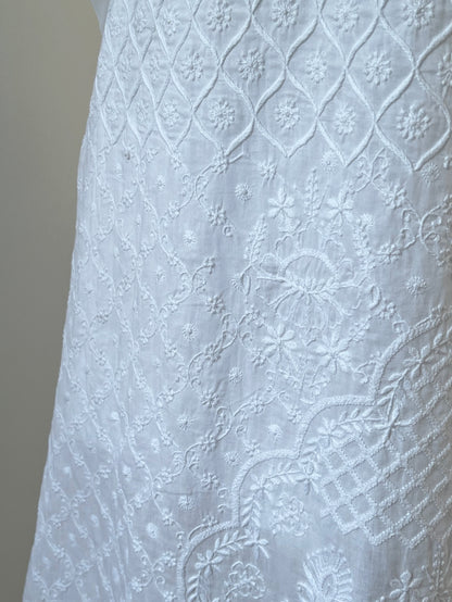 Chikankari Kaftan