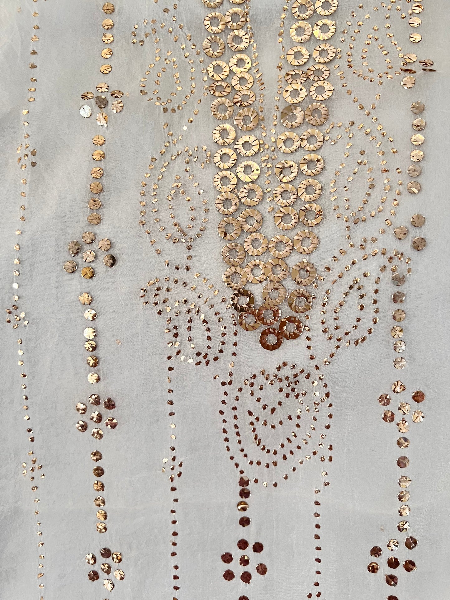 Pure Organza Silk Mukaish Set: The Canvas of Elegance