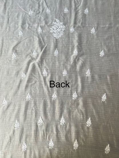 Chanderi Kurti with Chikankari