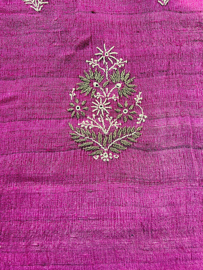 Pure Silk Chikankari Kurta – Handcrafted Elegance