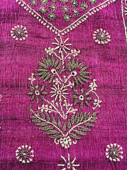 Pure Silk Chikankari Kurta – Handcrafted Elegance