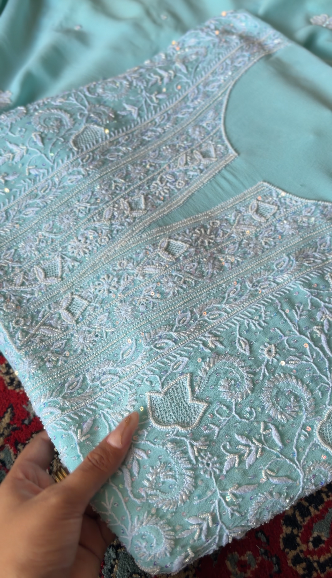 ShaSumz Heritage Series: Intricate Do Taar Work & Delicate Pearls