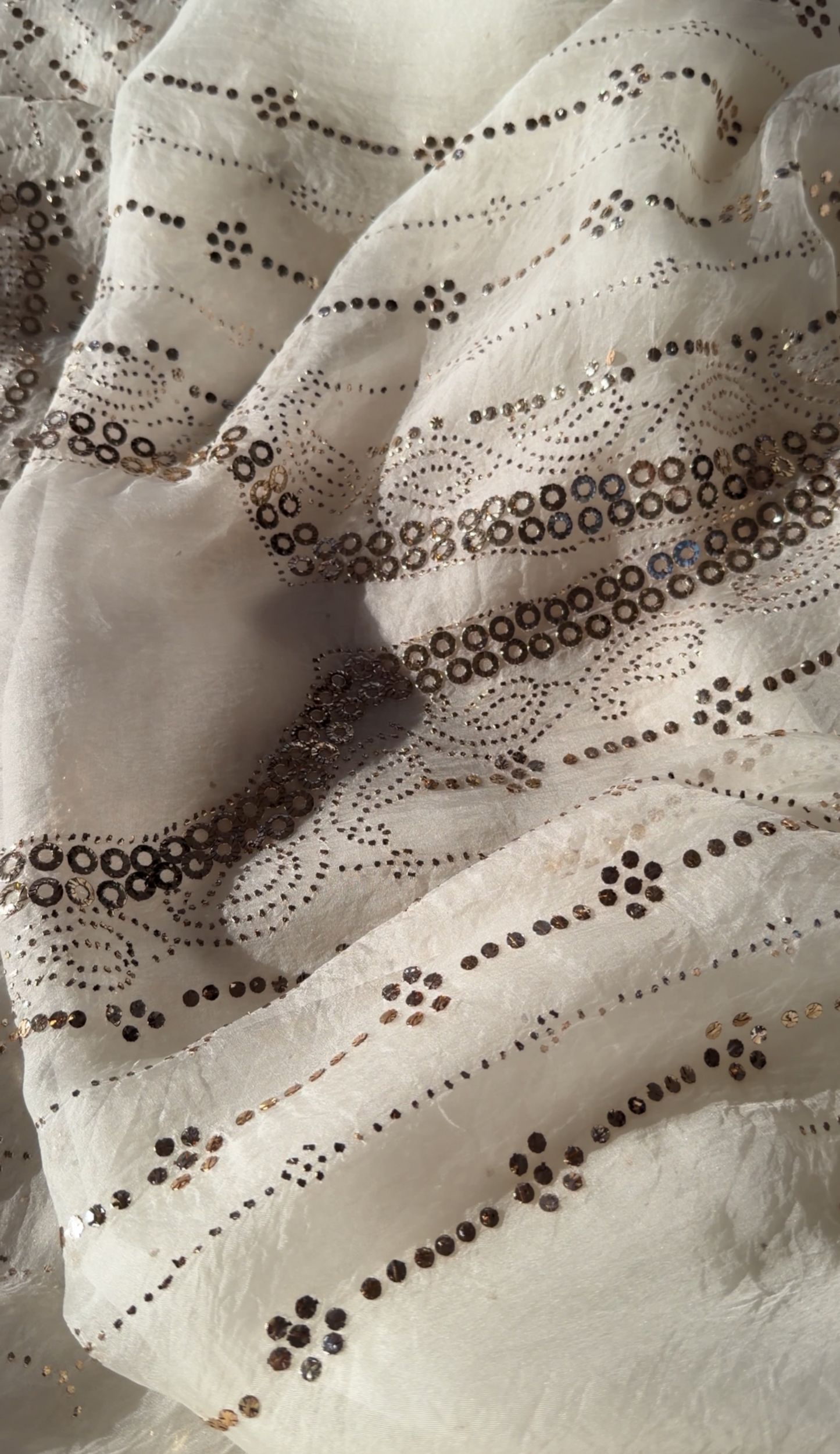 Pure Organza Silk Mukaish Set: The Canvas of Elegance