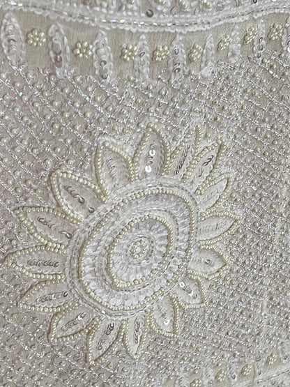 Anarkali with Chikankari & Embellishments