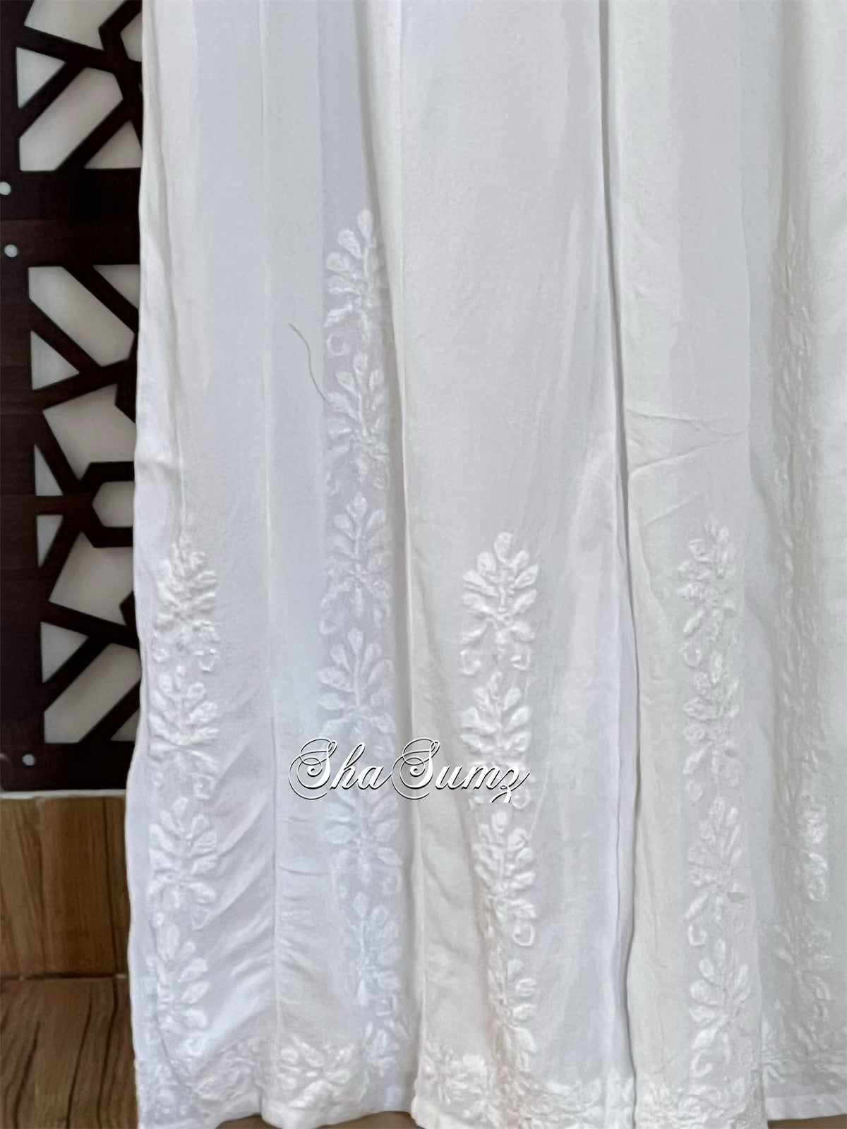 Modal Cotton Palazzo with Chikankari