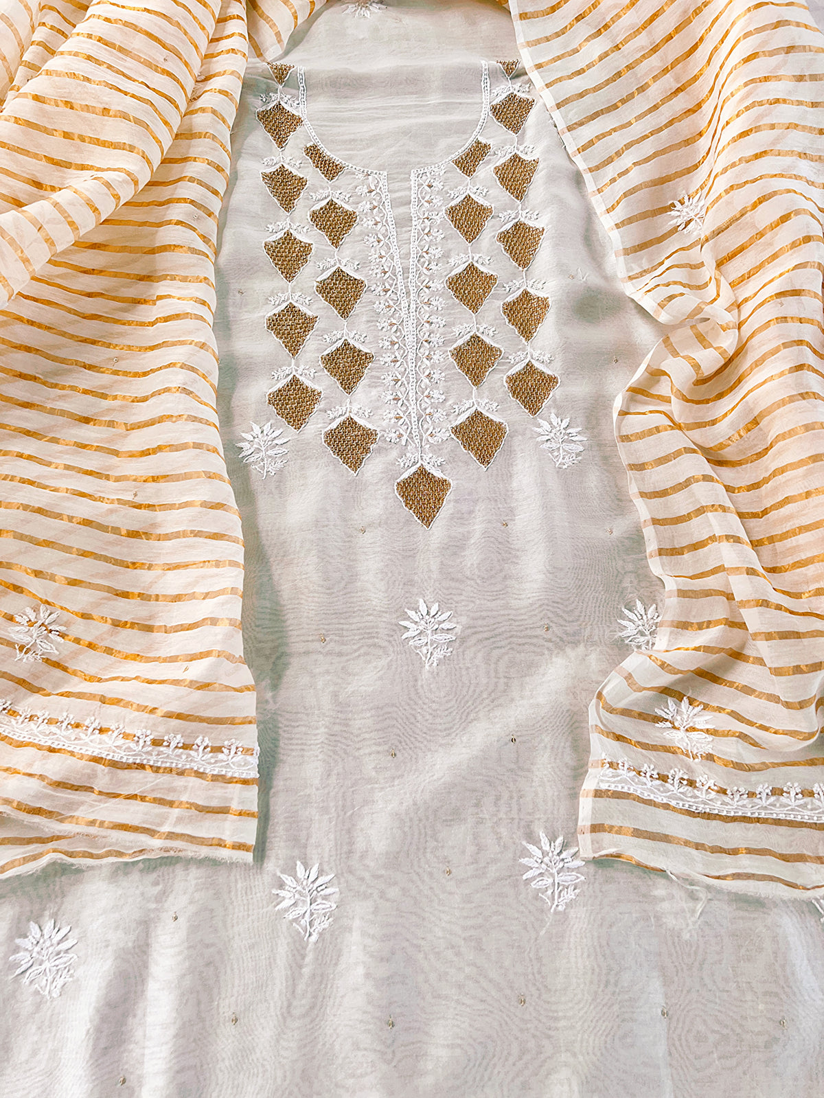 Chikankari & Zardozi Festive Edit: Pure Chanderi