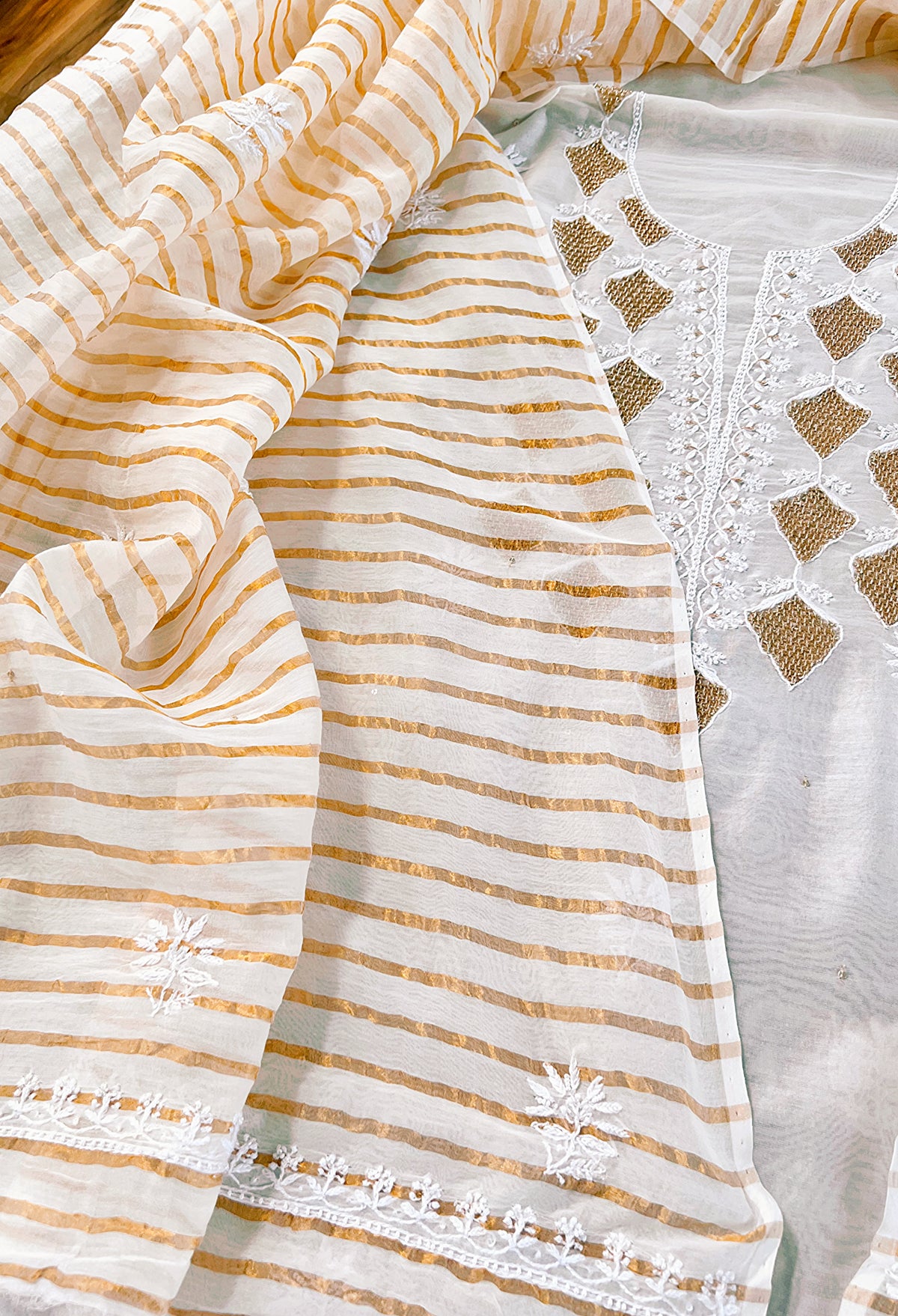 Chikankari & Zardozi Festive Edit: Pure Chanderi