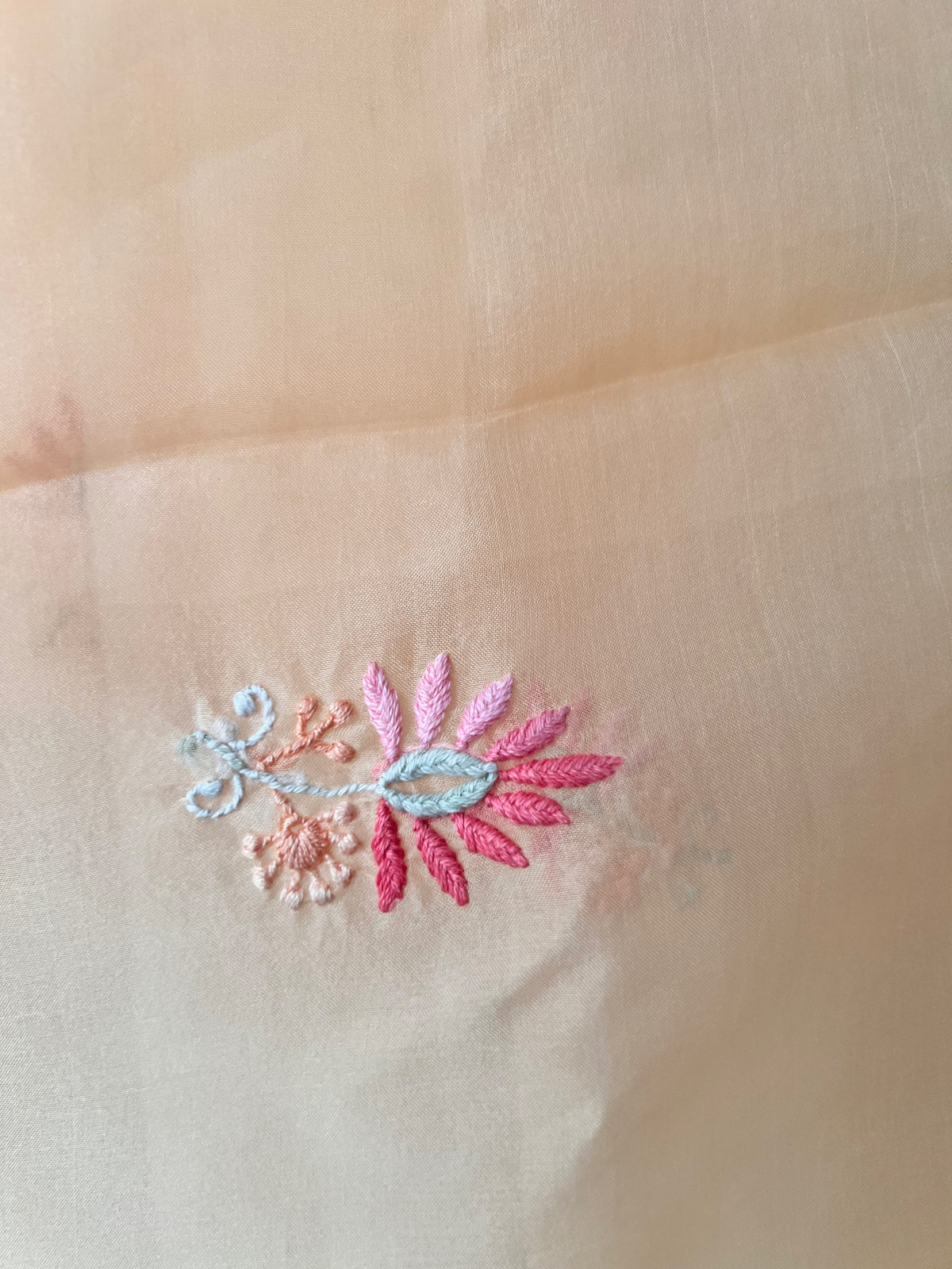 Peach Organza