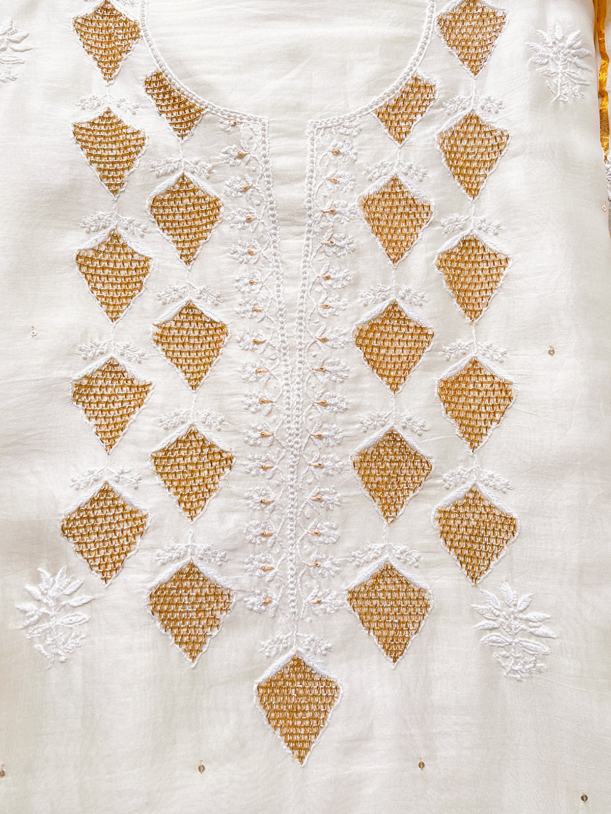 Chikankari & Zardozi Festive Edit: Pure Chanderi
