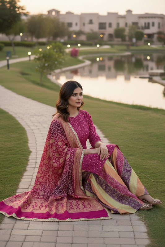 Chatapati Gharara Set