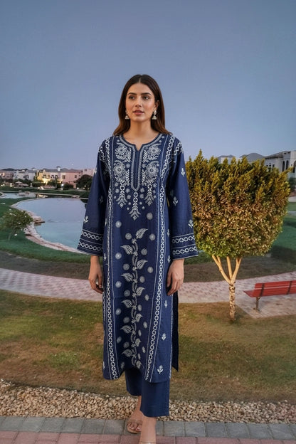 Pure Tussar Silk Chikankari Kurta