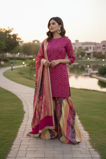 Chatapati Gharara Set